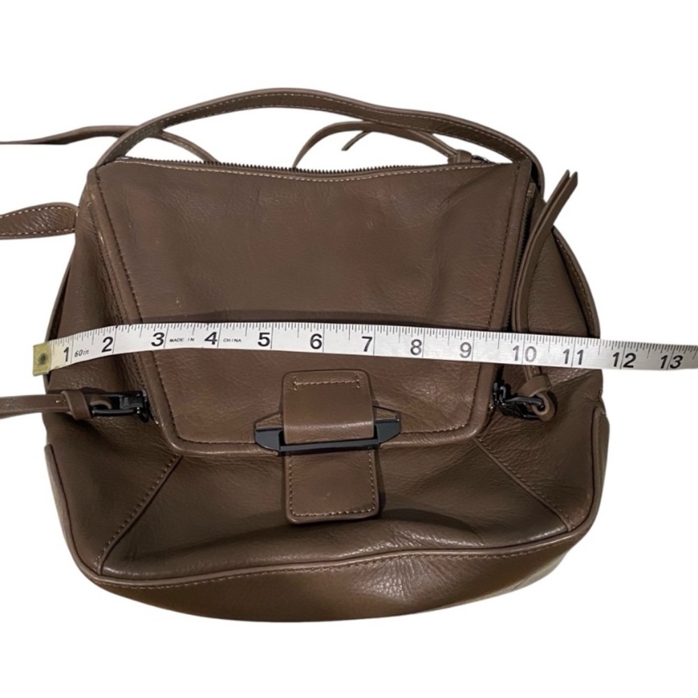 Kooba Leather Medium Taupe Crossbody Bag Purse - Picture 9 of 10